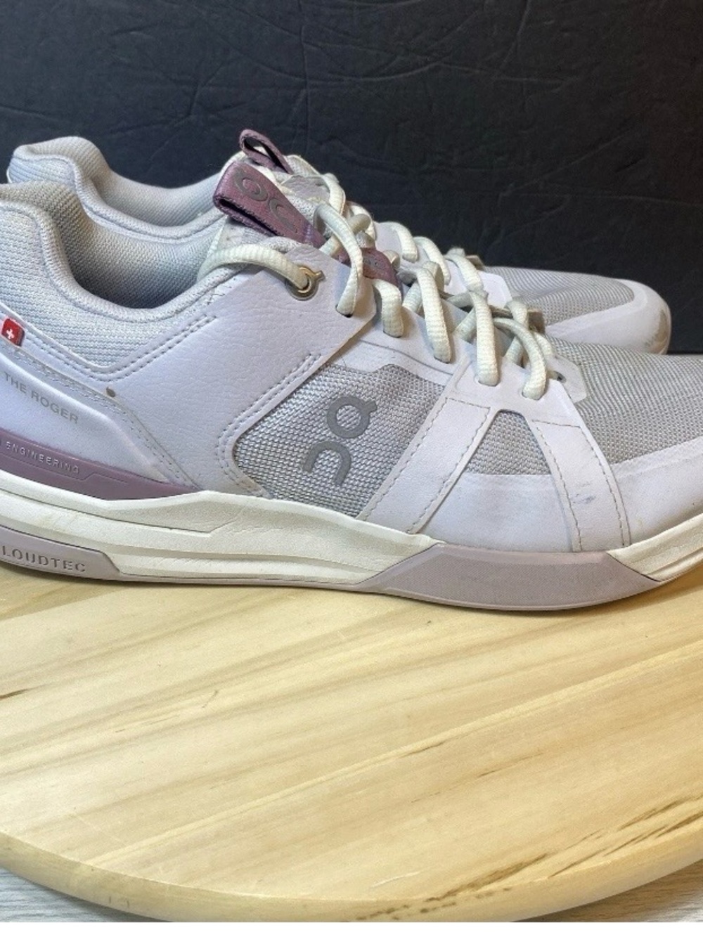 On Womens The Roger Clubhouse Pro Lavender/Fade Running Shoes Sneakers Size 10
